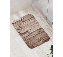 Коврик противоскользящий JoyArty "Доски безумия" для ванной, сауны, бассейна, bath_23502