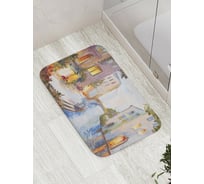 Коврик противоскользящий JoyArty "Венецианский дворик" для ванной, сауны, бассейна, bath_9267