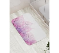Коврик противоскользящий JoyArty "Лиственный узор" для ванной, сауны, бассейна, bath_13293