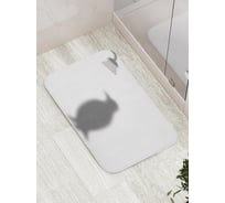 Коврик противоскользящий JoyArty "Пингвин в душе" для ванной, сауны, бассейна, bath_3763