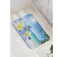 Коврик противоскользящий JoyArty "Мягкий пляж" для ванной, сауны, бассейна, bath_12494