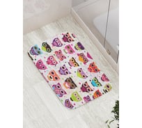 Коврик противоскользящий JoyArty "Мудрое веселье" для ванной, сауны, бассейна, bath_2842