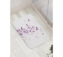Коврик противоскользящий JoyArty "Цветы вьются к небу" для ванной, сауны, бассейна, bath_16798
