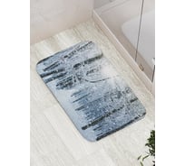 Коврик противоскользящий JoyArty "Лесные снега" для ванной, сауны, бассейна, bath_5751