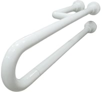 Поручень полукруглый неподвижный с тремя точками опоры 800 мм алюминий покрытый нейлоном, шт Nofer 15047.80.NBA