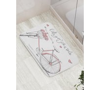 Коврик противоскользящий JoyArty "Пора покататься" для ванной, сауны, бассейна, bath_2953