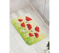 Коврик противоскользящий JoyArty "Полевые цветы" для ванной, сауны, бассейна, bath_16558