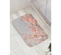Коврик противоскользящий JoyArty "Вишня под небом" для ванной, сауны, бассейна, bath_43667