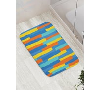 Коврик противоскользящий JoyArty "Полосатое художество" для ванной, сауны, бассейна, bath_26425