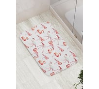 Коврик противоскользящий JoyArty "Будни фламинго" для ванной, сауны, бассейна, bath_5105