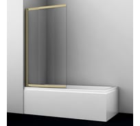 Стеклянная шторка на ванну WasserKRAFT Schunter 82S02-80