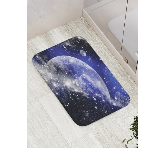 Коврик противоскользящий JoyArty "Зимний космос" для ванной, сауны, бассейна, bath_7590 1