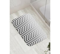 Коврик противоскользящий JoyArty "Зигзаги с градиентом" для ванной, сауны, бассейна, bath_8718