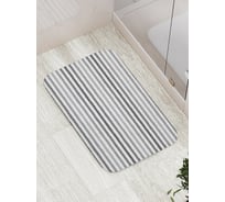 Коврик противоскользящий JoyArty "Серые линии" для ванной, сауны, бассейна, bath_20770