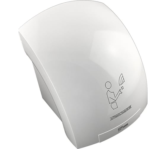 Сушилка для рук автоматическая GFmark 1800W, модель КЛАССИКА, корпус АБС пластик, цвет БЕЛЫЙ 6903