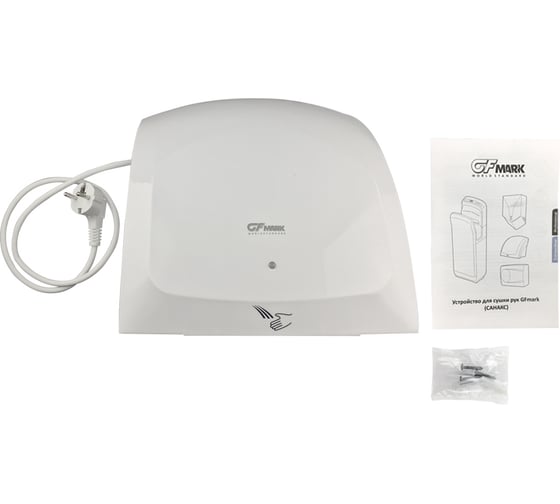 Сушилка для рук GFmark цвет белый, с подсветкой, КЛАССИКА, 1800W 6900