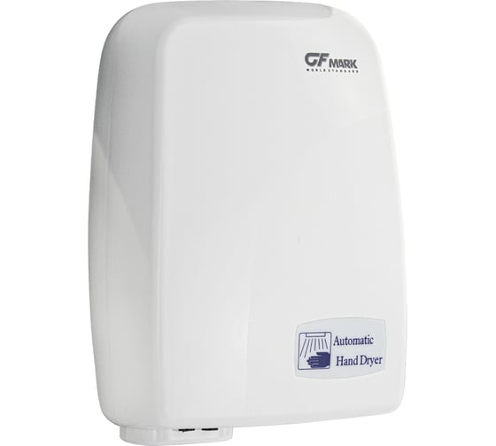 Сушилка для рук GFmark 1200 Вт, модель КОМПАКТ, цвет БЕЛЫЙ 6904