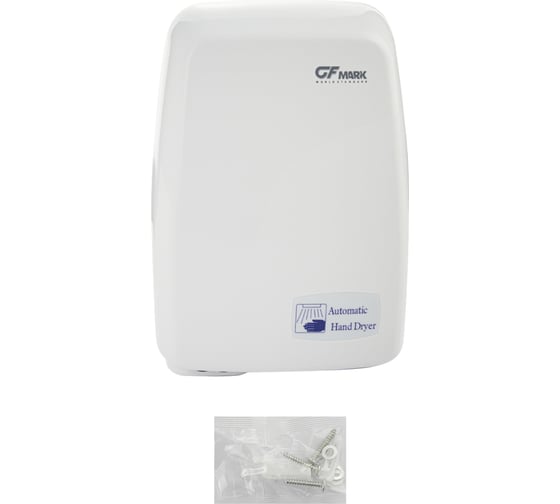 Сушилка для рук GFmark 1200 Вт, модель КОМПАКТ, цвет БЕЛЫЙ 6904