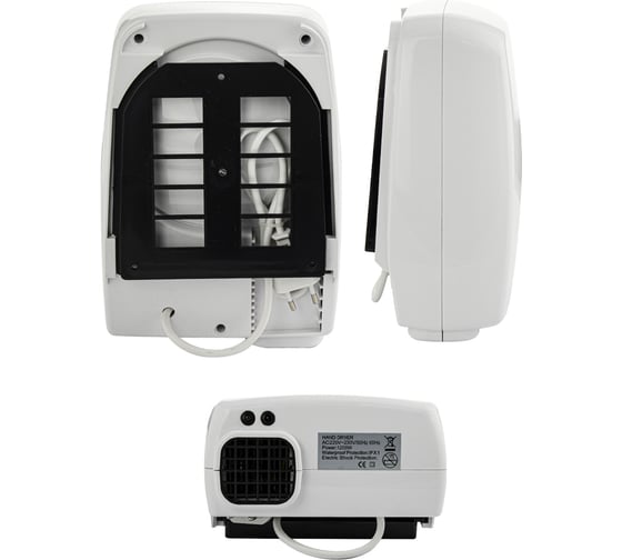 Сушилка для рук GFmark 1200 Вт, модель КОМПАКТ, цвет БЕЛЫЙ 6904