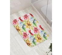 Коврик противоскользящий JoyArty "Мартовские цветы" для ванной, сауны, бассейна, bath_13886