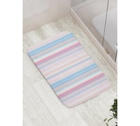 Коврик противоскользящий JoyArty "Полосатый холод" для ванной, сауны, бассейна, bath_31552