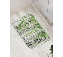 Коврик противоскользящий JoyArty "Березы умиляют" для ванной, сауны, бассейна, bath_16437