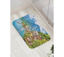 Коврик противоскользящий JoyArty "Лесной поселок" для ванной, сауны, бассейна, bath_10548