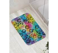 Коврик противоскользящий JoyArty "Радужная шкура дракона" для ванной, сауны, бассейна, bath_207082