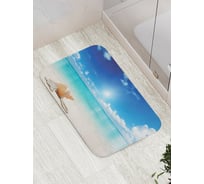 Коврик противоскользящий JoyArty "Ракушка хочет отдохнуть" для ванной, сауны, бассейна, bath_17262