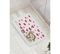 Коврик противоскользящий JoyArty "Сердечное настроение" для ванной, сауны, бассейна, bath_91967