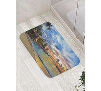 Коврик противоскользящий JoyArty "Уют на берегу" для ванной, сауны, бассейна, bath_12485