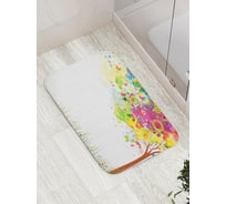 Коврик противоскользящий JoyArty "Праздничные краски" для ванной, сауны, бассейна, bath_2926