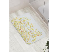 Коврик противоскользящий JoyArty "Безудержные цветы" для ванной, сауны, бассейна, bath_16653