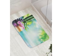 Коврик противоскользящий JoyArty "Орхидея и свеча" для ванной, сауны, бассейна, bath_16374