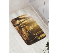 Коврик противоскользящий JoyArty "Олененок в лесу" для ванной, сауны, бассейна, bath_35748