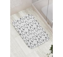 Коврик противоскользящий JoyArty "Овечки на пастбище" для ванной, сауны, бассейна, bath_17955