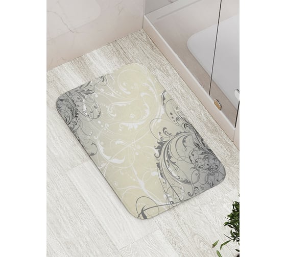 Коврик противоскользящий JoyArty "Небесные завитки" для ванной, сауны, бассейна, bath_28455 1
