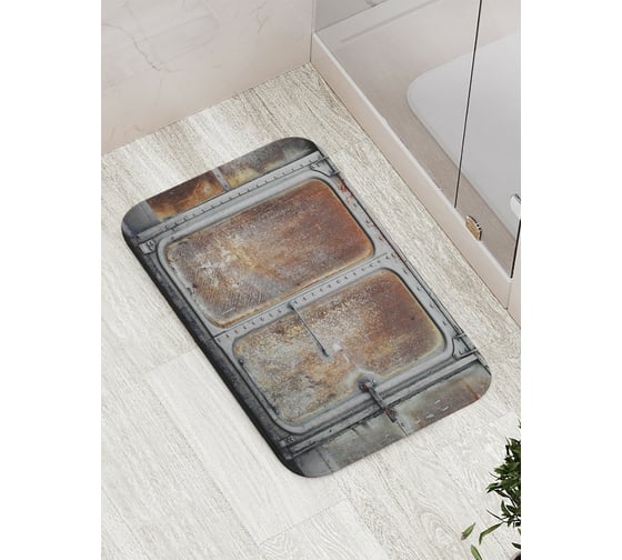 Коврик противоскользящий JoyArty "Ржавая дверь" для ванной, сауны, бассейна, bath_15795 1