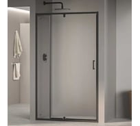 Душевая дверь RGW 120-130x195 PA-008 Чёрный/Прозрачное/6 мм (Easy) 350800813-14