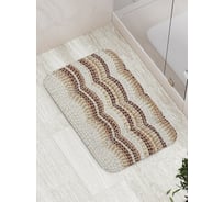 Коврик противоскользящий JoyArty "Волнистые дорожки" для ванной, сауны, бассейна, bath_17449