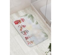 Коврик противоскользящий JoyArty "Зимние празднования" для ванной, сауны, бассейна, bath_21492