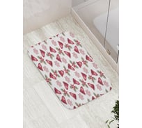 Коврик противоскользящий JoyArty "Рождественские колокольчики" для ванной, сауны, бассейна, bath_192083