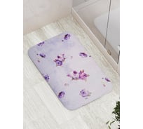 Коврик противоскользящий JoyArty "Плывущие цветы" для ванной, сауны, бассейна, bath_14764
