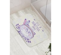 Коврик противоскользящий JoyArty "Это прекрасный день" для ванной, сауны, бассейна, bath_15559