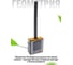 Пластиковый ершик для туалета JOY HOME серый 13134 6