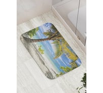 Коврик противоскользящий JoyArty "На берегу" для ванной, сауны, бассейна, bath_19322