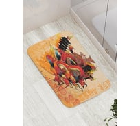 Коврик противоскользящий JoyArty "Драконы в Японии" для ванной, сауны, бассейна, bath_17916