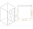 Душевая перегородка RGW 120x195 WA-002 B Чёрный/Матовое/6 мм (Easy) 35100212-24 2