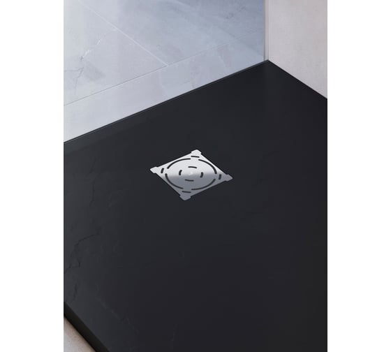 Душевой поддон RGW 70x110x2,5 ST-0117G Графит/Прямоугольный, 90 мм, каменный 16152711-02