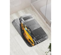 Коврик противоскользящий JoyArty "Городское такси" для ванной, сауны, бассейна, bath_53137